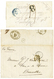 998 1855/62 Lot 2 Entire Letters From CORDOBA + Taxe 8 And CADIZ + Taxe 9 To BELGIUM. Superb. - Other & Unclassified