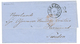 1010 1864 JONKOPING + "72" TAX Marking On Entire Letter From GIBRALTAR To HERNOSAND SWEDEN. Vf. - Other & Unclassified