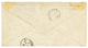 1019 1868 BARBADOS 1d + 4d Canc. 1 + BARBADOES (verso) On Envelope Via HAVANNA To USA. Scarce. Vf. - Sonstige & Ohne Zuordnung