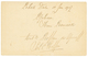 1025 NORTH BORNEO : 1907 P./Stat 1c + 8c Canc. 3 Rings Cachet + "2" Tax Marking To NETHERLANDS. Vf. - Altri & Non Classificati