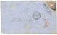 1028 CAPE OF GOOD HOPE : 1858 6d Mauve + "8" French Tax Marking On Cover From CAPETOWN To FRANCE. Some Stains & Fault Bu - Altri & Non Classificati