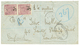 1033 1893 Provisional 5d On 4d(x2) Canc. SUVA On REGISTERED Envelope To ENGLAND. Rare. Vvf. - Altri & Non Classificati