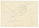 1063 "Incoming Mail To BURMA" : 1868 FRANCE 80c On Envelope From PARIS To RANGOON BRITISH BURMA. Recto, Red Cachet RANGO - Other & Unclassified