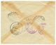 1065 "YANAON" : 1939 1/a+ 1a(x3)+ 2a+ 3p+ 9p Canc. YANAM On REGISTERED Envelope To USA. Scarce. Vf. - Sonstige & Ohne Zuordnung