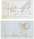 1069 2 Covers : 1848 MONEAGUE Cds On Cover To LONDON & 1853 ANNOTTO-BAY Cds Cover To LONDON. Vf. - Other & Unclassified