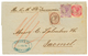 1070 JAMAICA : 1874 2d+ 6d+ 1 SHILLING Canc. A01 On Entire Letter From KINGSTON To HAITI.Scarce. Vvf. - Altri & Non Classificati