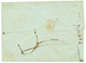 1080 1842 ALEXANDRIE EGYPTE + P.P + PURIFIE AU LAZARET/MALTE (rare On Front) On Disinfected Cover To MALTA. Verso, Tax C - Autres & Non Classés
