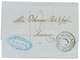 1083 1852 LIVORNO VIA DI MARE/C On Entire Letter From MALTA To LIVORNOO. Rare. Vvf. - Sonstige & Ohne Zuordnung