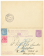 1095 1896 P./Stat 6c(+ Reply Unused) + 4c+ 8c Canc. MAURITIUS Sent REGISTERED To HUNGARY. Vf. - Autres & Non Classés