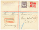 1100 "SAMOA - DAVIS POST" : 1898 5p + 1/2p Canc. APIA SAMOA On REGISTERED Envelope To GERMANY. Vvf. - Sonstige & Ohne Zuordnung