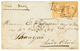 1122 1860 FRANCE 40c(x2) On Envelope From PARIS To SHANGHAI CHINA. Verso, Blue HONG-KONG. Small Faults. Vf. - Sonstige & Ohne Zuordnung