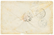 1122 1860 FRANCE 40c(x2) On Envelope From PARIS To SHANGHAI CHINA. Verso, Blue HONG-KONG. Small Faults. Vf. - Other & Unclassified