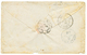 1122 1860 FRANCE 40c(x2) On Envelope From PARIS To SHANGHAI CHINA. Verso, Blue HONG-KONG. Small Faults. Vf. - Sonstige & Ohne Zuordnung