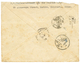 1132 CHINA To MOROCCO : 19101c(x5) + 3c(x5) Canc. HARBIN On REGISTERED Envelope Via MOUKDEN To MOROCCO AFRICA. Very Rare - Autres & Non Classés