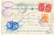 1139 1908 RUSSIA 1k+ 4k(x2) Canc. RUSSIAN EAST ASIATIC STEAMSHIP COMPANY In Violet + Russian P.o SHANGHAI POSTE RUSSE +  - Cina