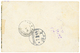 1139 1908 RUSSIA 1k+ 4k(x2) Canc. RUSSIAN EAST ASIATIC STEAMSHIP COMPANY In Violet + Russian P.o SHANGHAI POSTE RUSSE +  - Chine