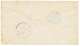 1144 1881 CHILE 5c(x3) Canc. COPIAPO + Red Cds PANAMA-UNION PAQ.F A N°1 On Envelope To ITALIA. Superb. - Chili