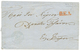 1148 ALEXANDRIA - GREEK P.O : 1860 Superb Cachet ALEXANDRIA + N.E.A Red (paid To Destination) On Entire Letter From ALEX - Altri & Non Classificati