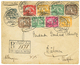 1158 1907 Superb REGISTERED Envelope From CONTINENTAL HOTEL To GERMANY. Scarce. Vvf. - Autres & Non Classés