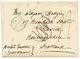 1173 "BRITISH CONSULATE JERUSALEM" : 1873 Britisch Cds ALEXANDRIA + Tax Marking On Envelope With Full Text "BRITISH CONS - Palestine
