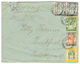 1178 SIAM : 1907 1a+ 2a(x2)+ 3a+ 4a Canc. SINGAPORE On Envelope To GERMANY. Scrace. Vvf. - Siam