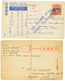 1179 P.O.W CAMP THAILAND : 1944 Card From N°4 P.O.W CAMP THAILAND + CENSOR To ENGLAND And 1945 P./Stat 1 1/2d To N°4 P.O - Siam