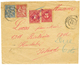 1194 1902 FRANCE 10c + 25c Canc. TRIGNAC On Envelope(small Fault) To HONOLULU HAWAÏ Taxed On Arrival With US POSTAGE DUE - Other & Unclassified