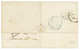 1195 VENEZUELA - French Mail : 1874 FRANCE 40c(x3) With 2 Different Shades Canc. ANCHOR + LA GUAYRA On Cover To HAMBURG. - Venezuela