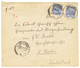 1197 1890 GERMANY 20pf(x2) Canc. ZANZIBAR On Envelope To BERLIN. Certificate JÄSCHKE-LANTELME (2017). Vf. - Zanzibar (...-1963)