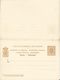 Carte Correspondance - Entier Postal - Korrespondezkarte - Stationery - No. 34 Carte Double - Service