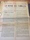 La Revue Des Familles 9/02/1919 + Timbre - Andere & Zonder Classificatie
