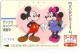 Télécarte Japon / 110-011 - DISNEY - MICKEY &amp; MINNIE (5747) Lido Open* Japan Phonecard * Telefonkarte - Disney