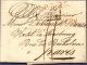 Belgium 1820, Full Letter Amtwerpen 13 Jmai - Red Single Line - LPB2R Par Valenciennes To Paris Due 11 Dec - 1815-1830 (Dutch Period)