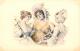 [DC11417] CPA - DONNE CON FIORI - PERFETTA - Non Viaggiata - Old Postcard - Non Classificati