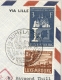 Luxembourg - 1957 - 3F Montanunion On 1st Night-flight Lille - Paris - Sent From Rumelange - Briefe U. Dokumente