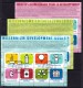 United Nations 2009 Millenium Development Goals Sheet Set Used - All 3 Offices - New York/Geneva/Vienna Joint Issues