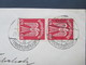 DR 1924 Flugpostmarke Holztaube Nr. 245 MeF Senkrechtes Paar! Berlin Friedrichsfelde - Rathenow. Briefmarkenhandlung - Briefe U. Dokumente