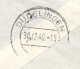 Besetzung Luxembourg - 1940 - 3Rpf &amp; 10Rpf Overprint On Charlotte , Bahnpost Nordingen-Martelingen To Dudelingen - Bezetting 1938-45