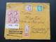 DR 1929 Flugpostmarken Nr. 379 Als 4er Oberrandblock!! MiF Nr. A 379 Und 411. Einschreiben Berlin 9 016 A - Briefe U. Dokumente