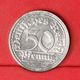 GERMANY 50 PFENNIG 1921 D -    KM# 27 - (Nº20143) - 50 Rentenpfennig & 50 Reichspfennig