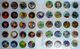 LOT 43 Pog Milk Caps Power Rangers - POGS - USA - Power Rangers