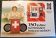 Schweiz / Uruguay 1993: Kombi-Numisbrief "150 Jahre Marken" Mit Stempel Von BERN & MONTEVIDEO (mit CHF 2.00-Münze) - Timbres Sur Timbres