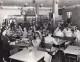 Texas Randolph Air Force Base Cantine Eleves Officiers Ancienne Photo 1950's - War, Military