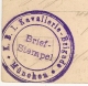 MUNCHEN  *   K.B.I. KAVALLERIE - BRIGADE  *  BRIEF - STEMPEL . Franzôsisches Massengrad In Springcourt. - Autres & Non Classés