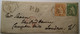 AIGLE 1863 (Waadt VD)  Brief Mit Sitzende Helvetia 20 + 40 Rp> London, GB (Schweiz Suisse Lettre Cover - Briefe U. Dokumente