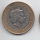 GB UK : 2 Pounds 2009 : Commémorative Robert Burns 1759-1796 : BIMETAL QEII - 2 Pounds