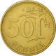 Monnaie, Finlande, 50 Penniä, 1971, TTB, Aluminum-Bronze, KM:48 - Finlande