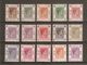 HONG KONG 1938 - 1952 ALL DIFFERENT STAMPS TO $2 BETWEEN SG 140a And SG 158a MOUNTED MINT Cat £172+ - Unused Stamps