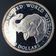 COOK ISLANDS 10 DOLLARS 1990 SILVER PROOF "Endangered World Wildlife" (free Shipping Via Registered Air Mail) - Cook