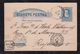 Brazil Brasil 1890 BP 14 40R Dom Pedro Stationery Card RIO GRANDE To RIO DE JANEIRO - Postal Stationery